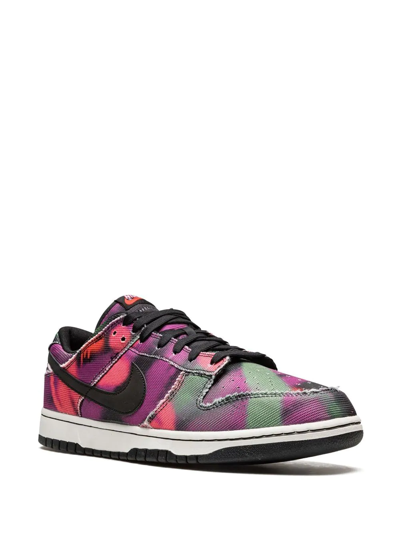 Shop Nike Dunk Low Retro Premium "graffiti" Sneakers In Black