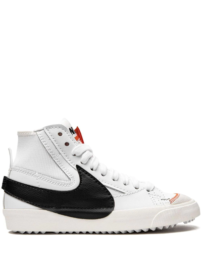 Shop Nike Blazer Mid 77 Jumbo "white Black Sail" Sneakers