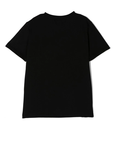 Shop Versace Love Your Planet T-shirt In Black