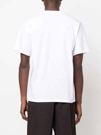 Aries Art Trip Reverse Ss T-shirt In White