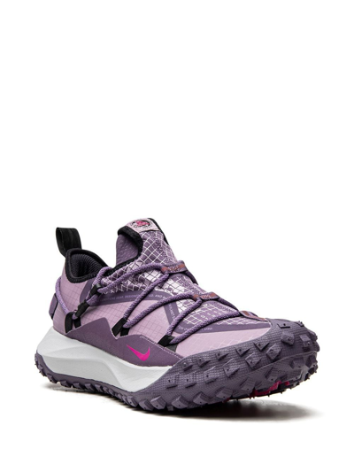 Shop Nike Acg Mountain Fly Low Se Sneakers In Purple