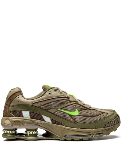 Nike X Supreme Shox Ride 2 Sp Sneakers In Neutrals