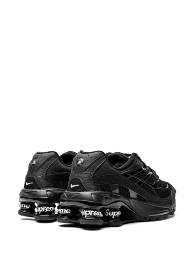 Nike X Supreme Shox Ride 2 Sp "black" Sneakers In Black