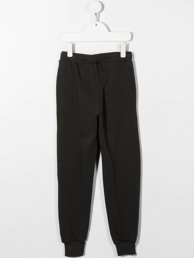 Mini Rodini Graphic Print Tracksuit Bottoms In Black