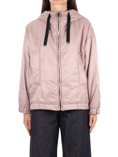 Shop Max Mara Women's  Pink Other Materials Down Jacket