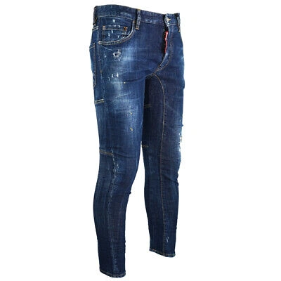 Pre-owned Dsquared2 Herren R_hrenjeans Tidy Biker Jean Dsquared D2 Jeans