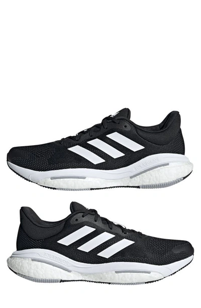 Shop Adidas Originals Solar Glide 5 Running Shoe In Black/ White/ Grey
