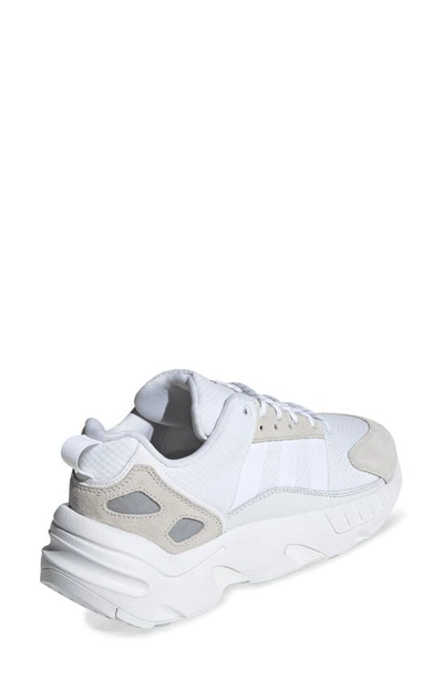 Shop Adidas Originals Zx 22 Boost Sneaker In White/ White/ Crystal White