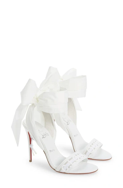 CHRISTIAN LOUBOUTIN WIND AROUND ANKLE WRAP SANDAL 