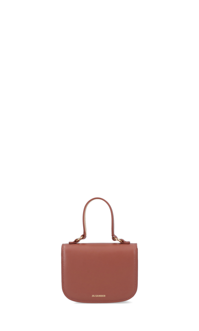 Shop Jil Sander Mini Logo Bag