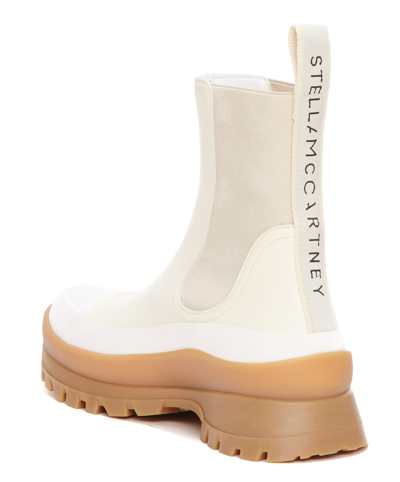 Shop Stella Mccartney Trace Booties In White