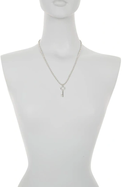 Shop Abound Key Pendant & Ball Chain Necklace In Silver