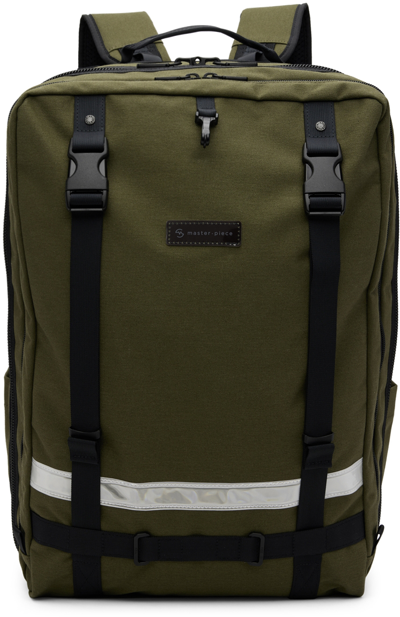Shop Master-piece Co Khaki Milestone Edition Medium Backpack