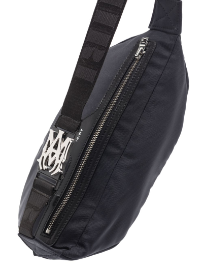 Shop Amiri Logo-print Belt Bag In Black