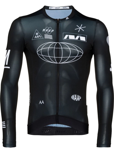 Shop Maap Axis Pro Performance Track Jacket In Black