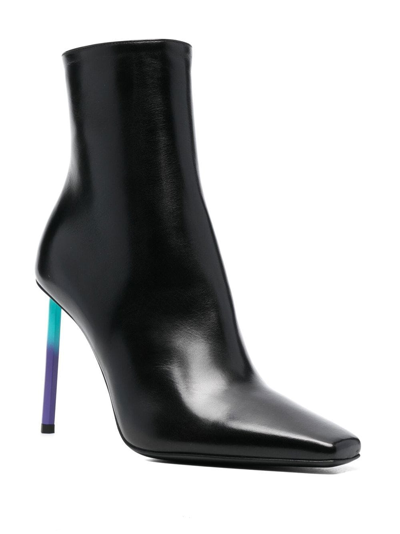 Off-white Nappa Grad High Allen Ankle Boots In Black