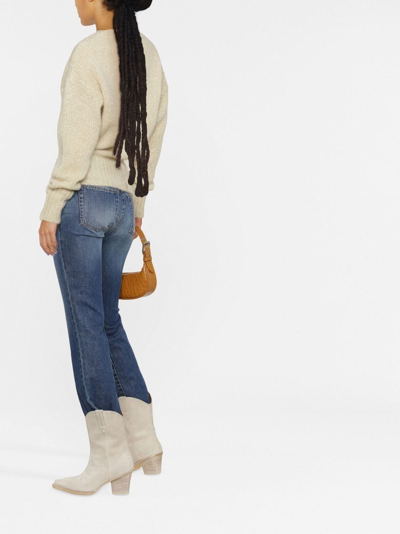 Isabel Marant Mohair Knitted Jumper In Neutrals
