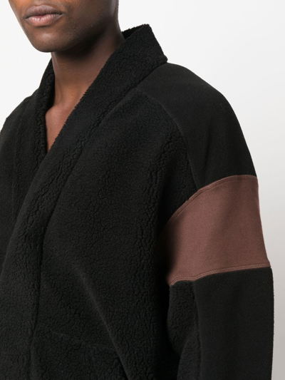 Ambush Contrast-panel Bomber Jacket In Black
