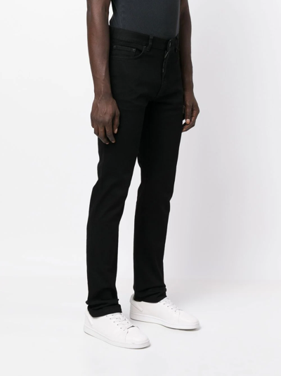 Shop Zegna Roccia Slim-fit Jeans In Black