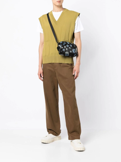 Shop Porter-yoshida & Co X Will Sweeney Zip-up Shoulder Bag In Black