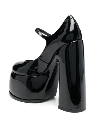 Shop Casadei Chunky 165mm Pumps In Black