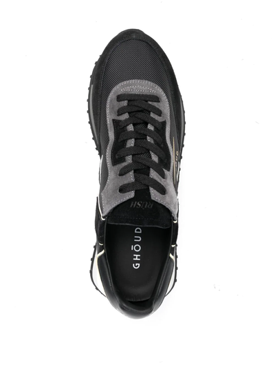 Shop Ghoud Rush Panelled Low-top Sneakers In Black