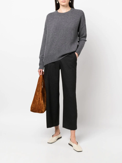 Lisa Yang Ribbed-knit Cashmere Jumper In Grey