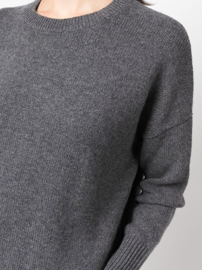 Lisa Yang Ribbed-knit Cashmere Jumper In Grey