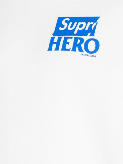 Shop Supreme X Antihero Hoodie In White