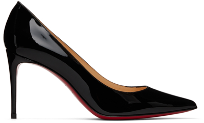 Shop Christian Louboutin Black Kate 85 Heels In Bk01 Black