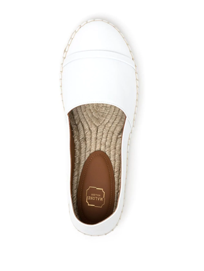 Malone Souliers Remi 1 Slip-on Espadrilles In White