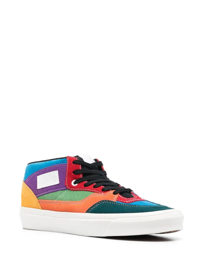 Vans Sk8-hi Panelled Sneakers In Blue