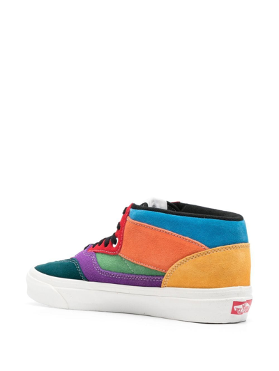Vans Sk8-hi Panelled Sneakers In Blue
