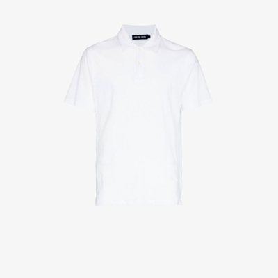 Shop Frescobol Carioca White Constantino Polo Shirt
