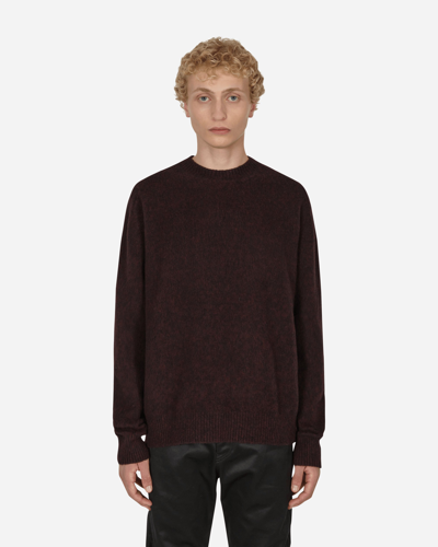 Oamc Whistler Crewneck Sweater In Red