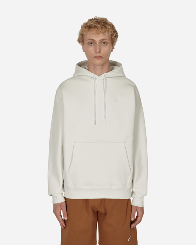 Shop Nike Special Project Solo Swoosh Hooded Sweatshirt White In Multicolor