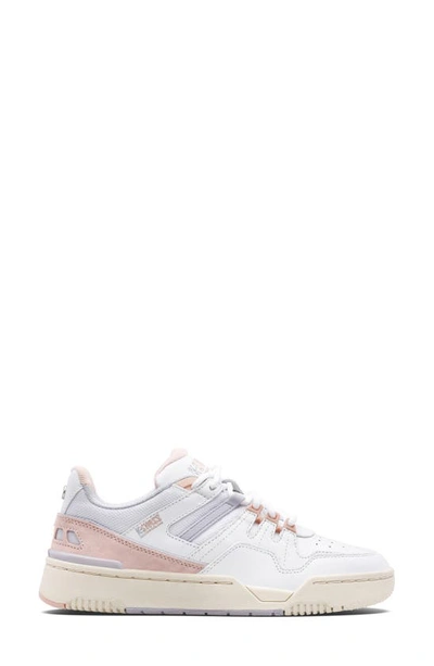 Shop K-swiss Match Rival Sneaker In White/ Peachykeen/ White