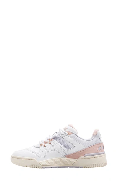 Shop K-swiss Match Rival Sneaker In White/ Peachykeen/ White