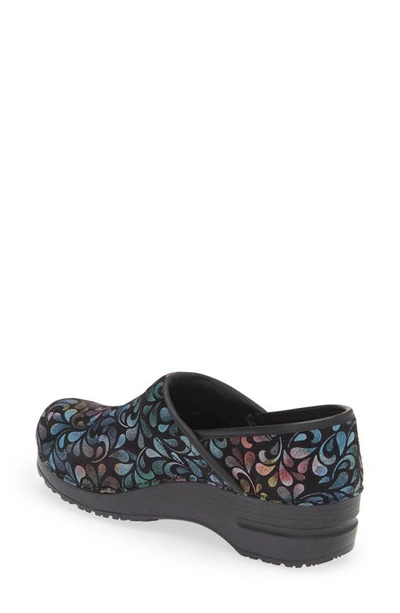 Sanita Plume Floral Print Clog In Multicolor