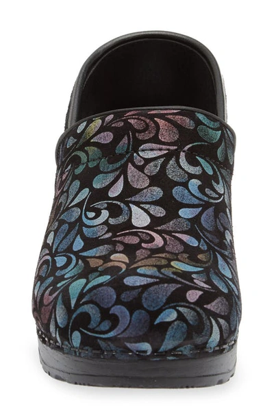 Shop Sanita Plume Floral Print Clog In Multicolor