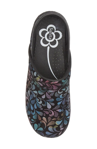 Sanita Plume Floral Print Clog In Multicolor