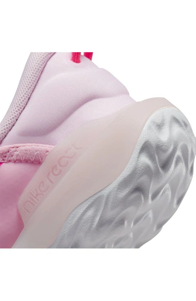 Shop Nike React Flow Running Shoe In Soft Pink/ Pink / White/ Pink