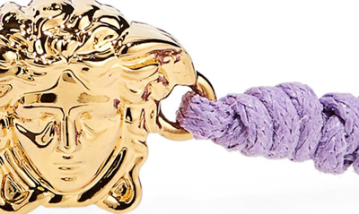 Shop Versace Medusa Slider Bracelet In Liatris- Gold
