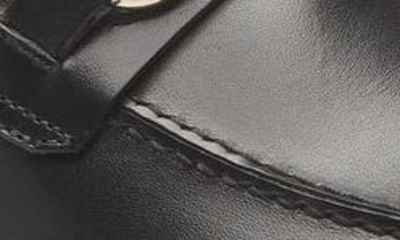 Mezlan Bit Ornament Leather Loafer In Black