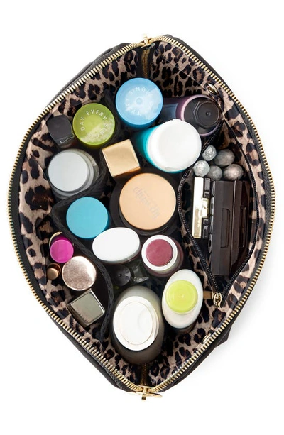 Kusshi Signature Makeup Bag In Black/ Red
