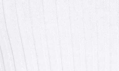 Shop Aknvas Faye Rib Long Sleeve Top In White