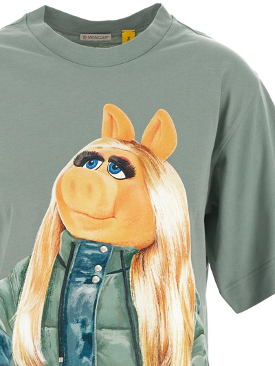 Shop Moncler Genius Muppets Shirt In Green