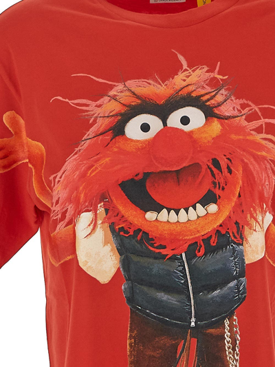 Shop Moncler Genius Muppets Shirt In Red