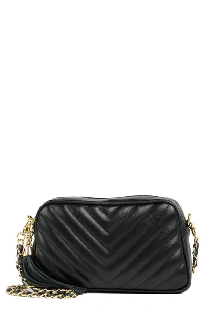 Shop Persaman New York Alice Quilted Crossbody Bag In Black