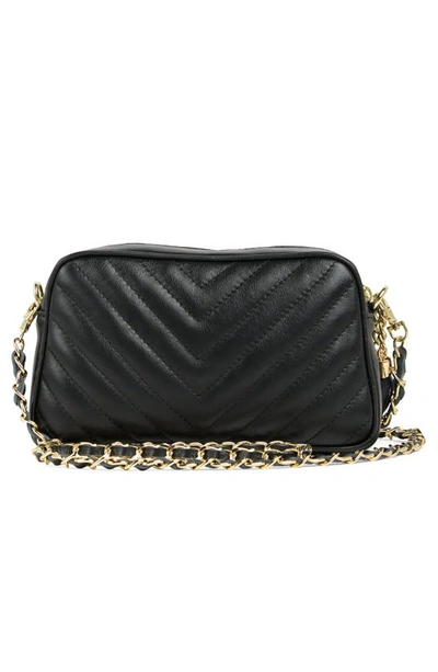 Shop Persaman New York Alice Quilted Crossbody Bag In Black
